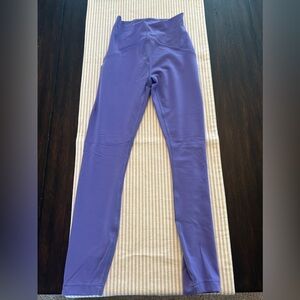 Lululemon fast and free purple leggings